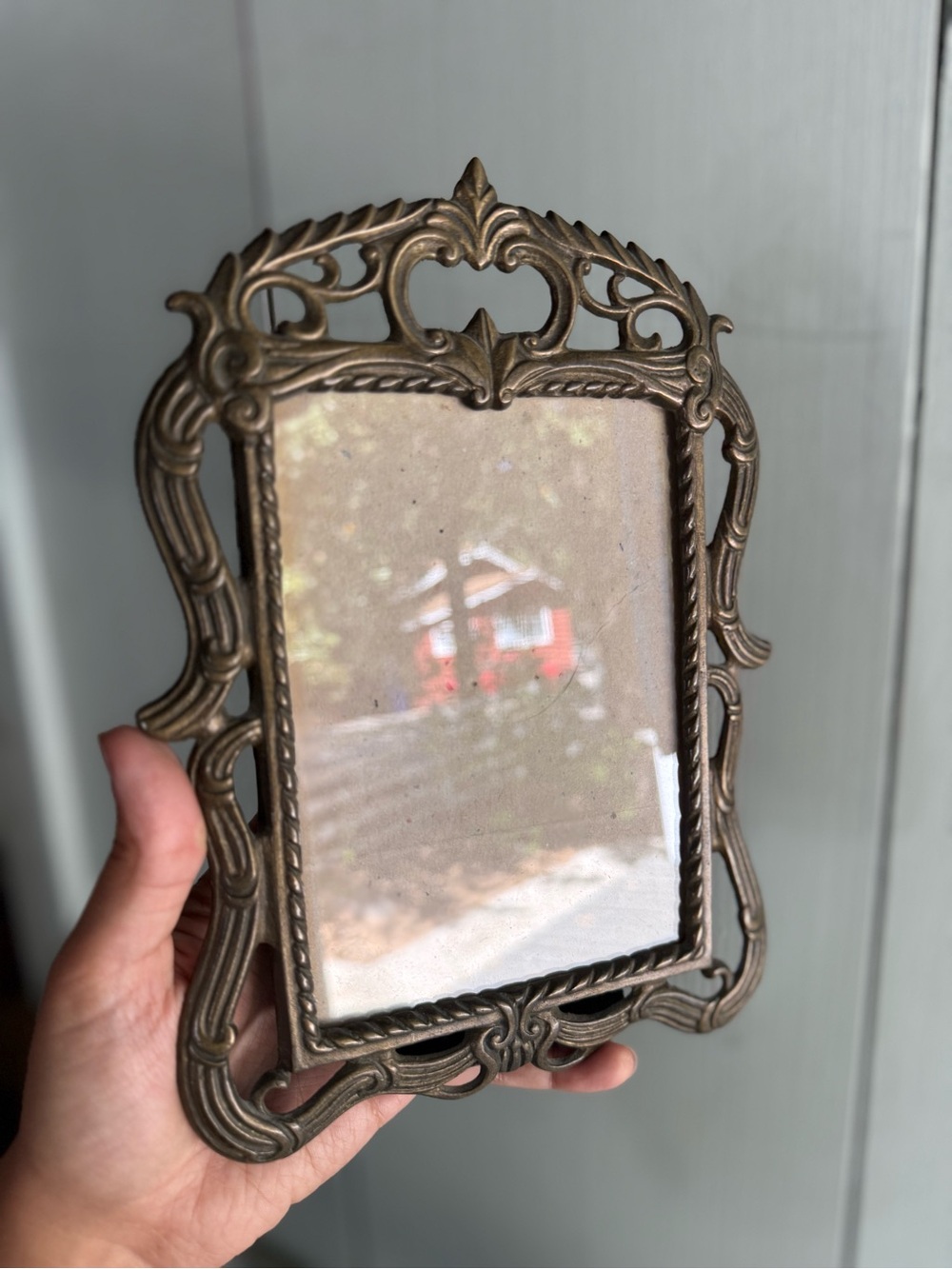 Antique Brass Photo Frame